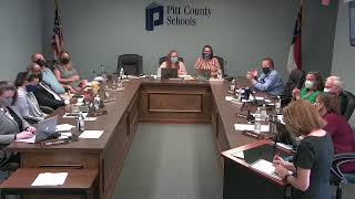 Sep 29, 2021 Pitt County Schools Special Called Board Meeting