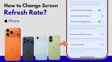 How To Turn On / Off 120Hz Refresh Rate on iPhone 17, 17 Air, 17 Pro & 17 Pro Max