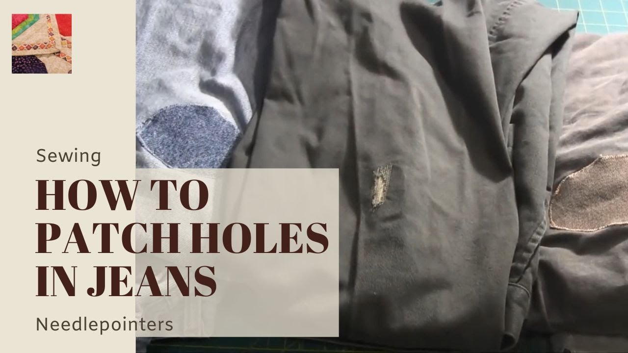 How To Patch A Hole In Jeans Or Pants