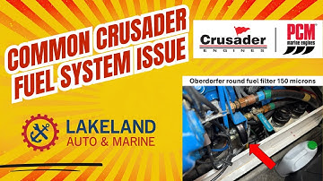 Common Crusader Marine EFI Engine Fuel System Issue - Check this first!