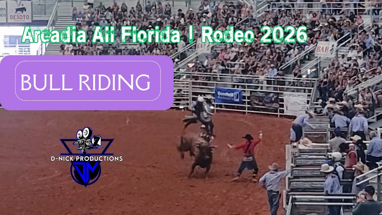 Bull Riding | Arcadia All Florida | Rodeo 2026 #rodeo #cowboy #western ...