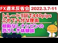 効果的な過去検証をしてエントリできる力を鍛える一つの方法【FX週末反省会_2022/3/7-11_FX見える化labo】