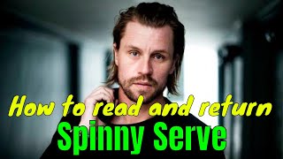 How to read and return sidespin serve in table tennis