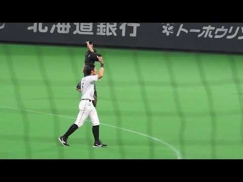 ＜2019.9.7オリックス戦4回裏ノーアウト1,2塁＞大田泰示がレフトへタイムリーヒットを放つ！