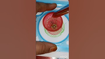 The spirograph art #spirograph #satisfying #spiroart #shorts #short #trending #youtubeshorts