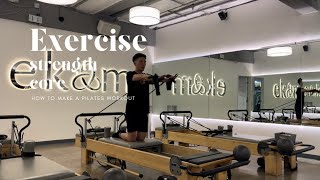 How to Make a Pilates Workout on the Reformer (45 minute Full Body Pilates Routine)
