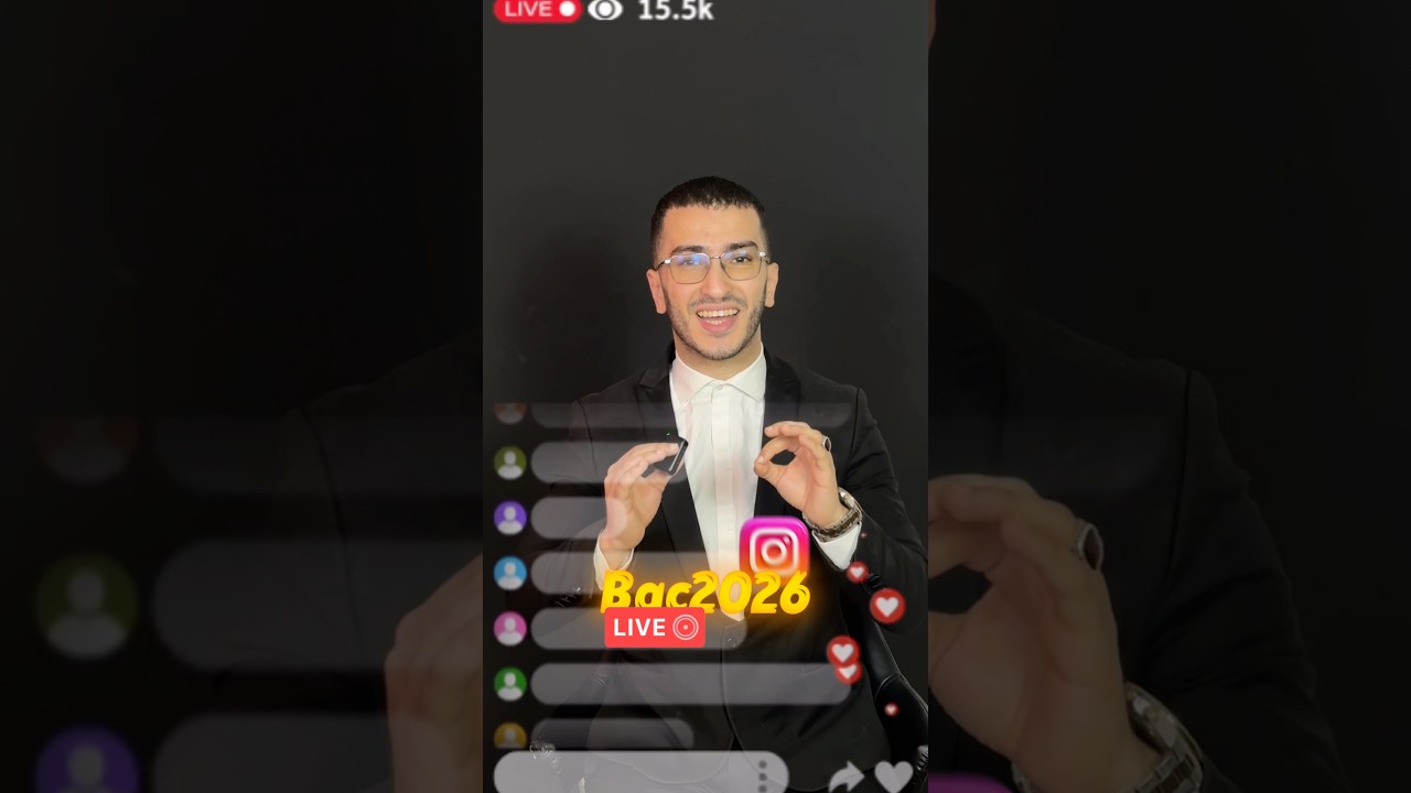 Live : Bac 2026 : مراجعة شاملة في الإنجليزية
