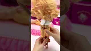 Satisfying With Unboxing Barbie and Ken Pink Bedroom Set Toys, ASMR Video #shots