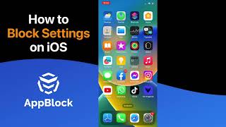 How to block settings on iOS with AppBlock screenshot 1