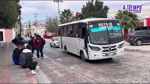Quejas por retrasos en la ruta 18 Colonias | Usuarios exigen orden y mejor servicio