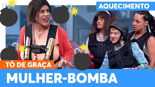 Graça, Briti, Marraia e Maico ROUBAM o mercado! | Aquecimento Tô De Graça | Humor Multishow