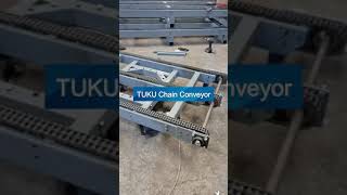 Chain Conveyor Belt Turntable Pallet Chain Driven Conveyor Belt System