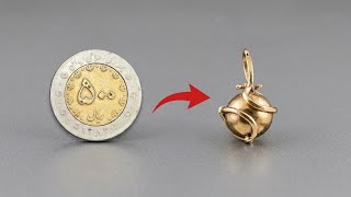 Turning 500Rials Coins into a Snake Jewelry /Hours of Pure Handcrafted Metal Art