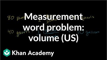 Unit measurement word problem: volume (US customary) | Pre-Algebra | Khan Academy