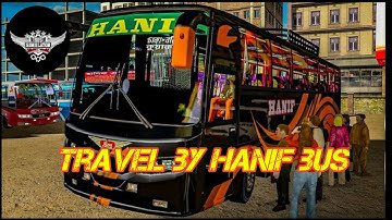 hanif bus race. hanif bus mod. bus simulator Indonesia