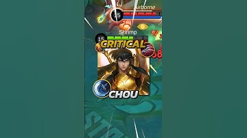 Critical Chou vs Assassin Chou! Mobile Legends #mobilelegends #mlbb #mlbbcreator #mlbballstar