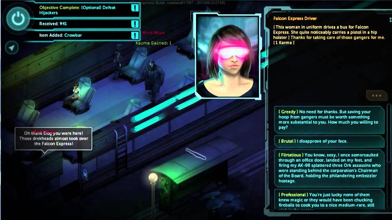 Out Of The Dark: Loads Of Shadowrun Returns Footage