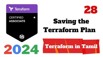 🔥Terraform in Tamil #28  Saving Terraform Plan | Terraform Associate Cert 2023  #terraformintamil