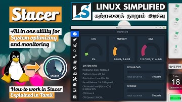 Stacer - Downloading & installing ( Linux utility for system optimising and monitoring ) | Tamil