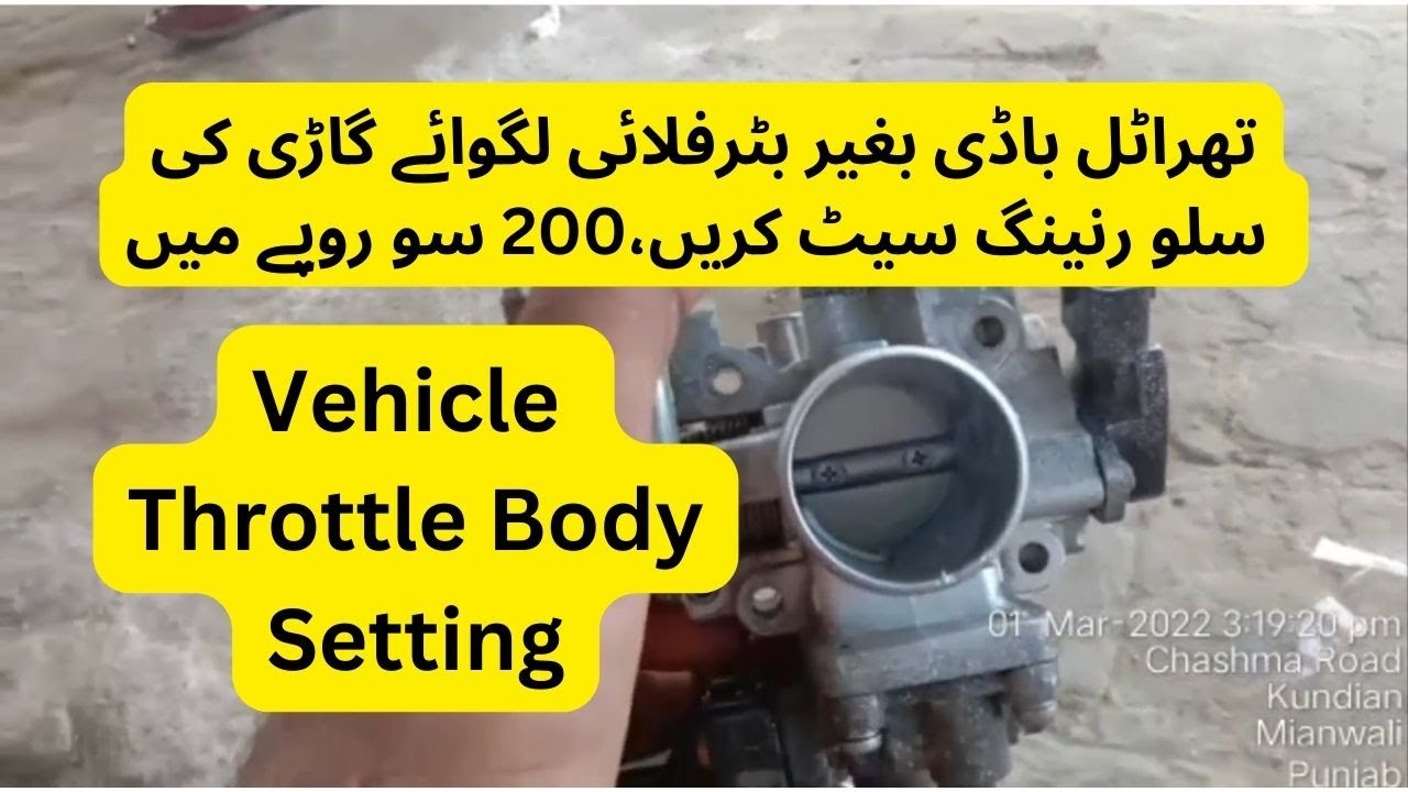 Fix Your Vehicle Throttle Body Without a Butterfly Valve for Only 200