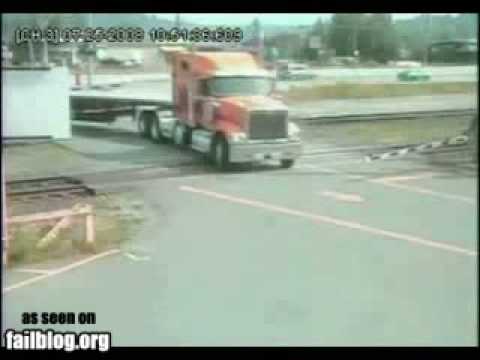 Vrachtwagen mislukt