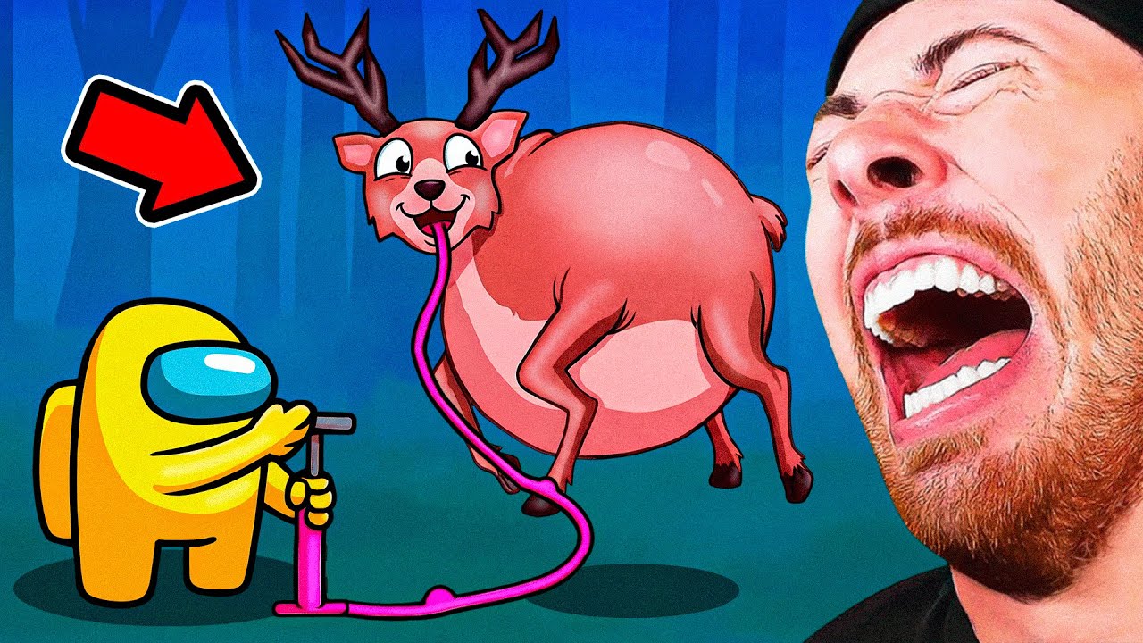 Among Us VS 99 Nights In The Forest! FUNNIEST MOMENTS
