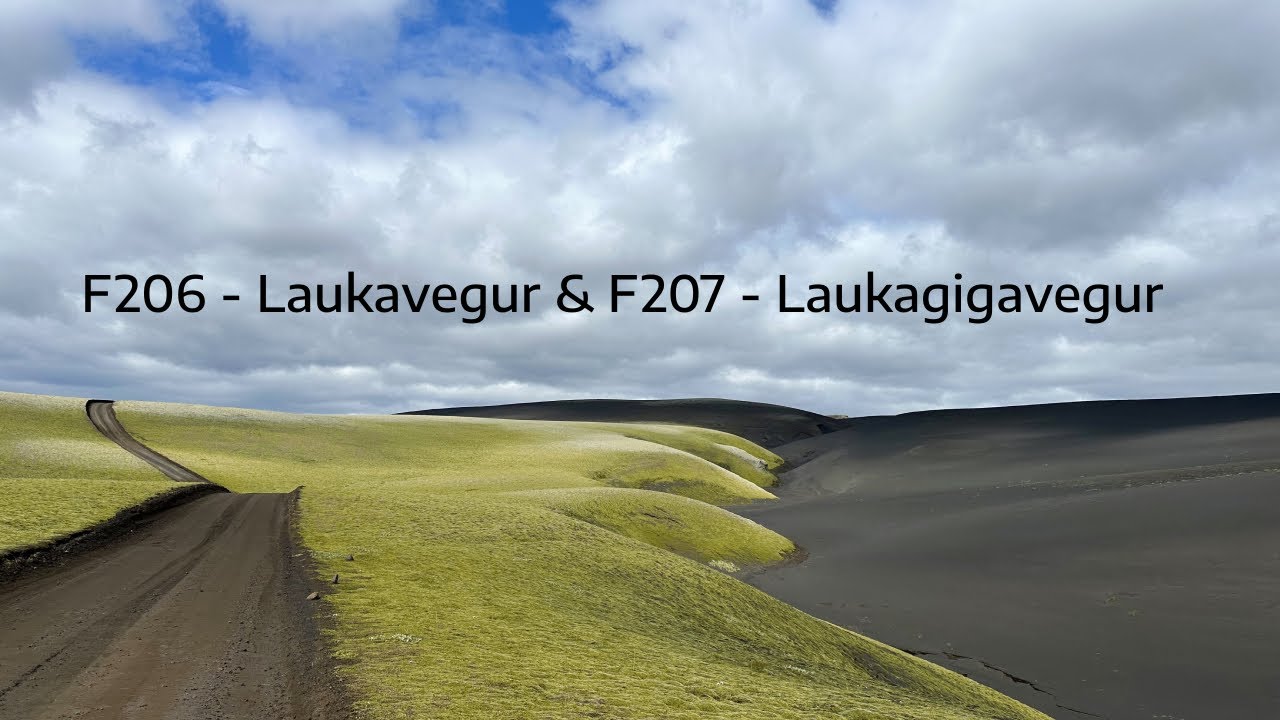 F Roads of Iceland: F206 and F207 to Laki with Suzuki Jimny — Lakagígavegur — video poster