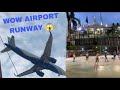 Airport runway view  tour travel vlog mukultravelervlogswithfamily