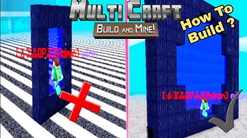 Multicraft How To Make Circular Portal |Multicraft Bugs And Tricks | Multicraft | Tech Gamer Hardik