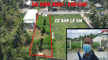 (Đã bán)đất mặt tiền lộ nhựa có đến 200m thổ cư tại xã Bình Ninh huyện Chợ Gạo Tiền Giang