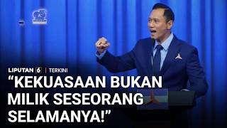 [FULL] Pidato Politik AHY di HUT Ke-25 Partai Demokrat | Liputan 6