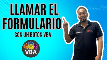 Llamar el formulario al presionar un Boton o Comando VBA en Excel Cap 26 #sepamosexcelvba #vba