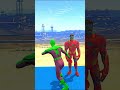GTA 5 Green Spiderman 🕷️ ep.1715 | Ultimate Ragdoll Chaos & Funny Fails 🤯 #shorts