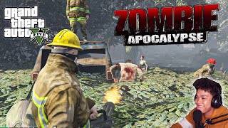 GTA 5 Zombie Apocalypse Outbreak!! | Billionaire City RP screenshot 4