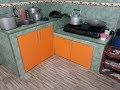 Cara Pasang (HANYA) pintu Kitchen Set FULL triplek LAPIS HPL | Bawah Meja Cor Beton tanpa BOX