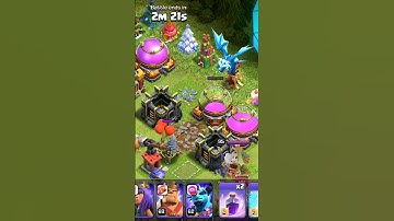 Electro Dragon Goes Wild! ⚡🔥 Destroying Gold & Elixir Storage | Clash of Clans #shorts #cocshorts