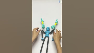 Robot Toys Mini Pop Sound ASMR Creating satisfying POP #asmrsounds #satisfying #relaxing #creative