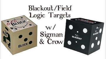 Blackout & Field Logic 6x6 Archery Targets. 👍🏼