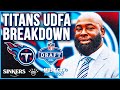 Titans udfa class breakdown which guys have best chance to make final roster  mca titans podcast