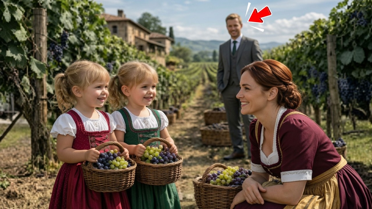 Drei Jahre lang hörte ich meine Töchter nicht lachen. Bis an diesem Morgen im Weinberg Kinderlachen durch die Stille schnitt. Anna und Sophie saßen neben einer Frau, die ich kaum kannte – der...