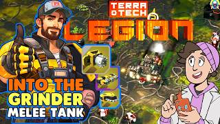 Can I Build a MELEE DESTROYER in this TANK BUILDING SURVIVOR GAME?! - TerraTech Legion