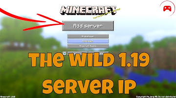 Minecraft Version 1.19 "The Wild" Server IP Address