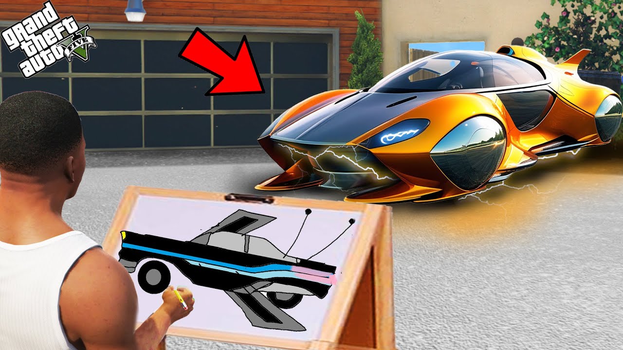 Franklin Find The Most Expensive Wings Super Car With The Help Of Using Magical Painting In Gta V