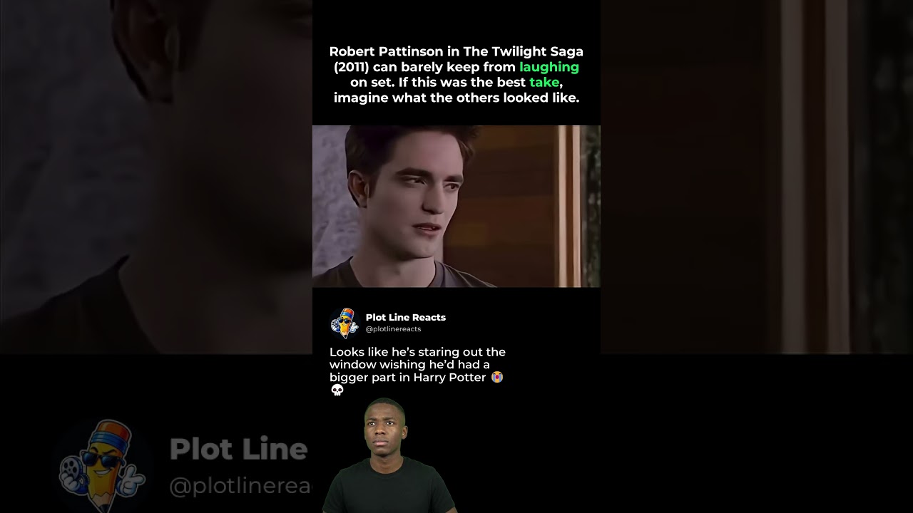 Robert Pattinson struggling to keep it together during Twilight #shorts #viral #Movie #cinema