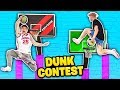 GREATEST TRAMPOLINE DUNK CONTEST OF ALL TIME!