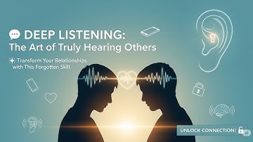 👂 The Art of DEEP LISTENING: Hear What Others Don’t Say | Transform Your Relationships