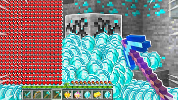 Minecraft But Mining Diamonds Multiplies Health!