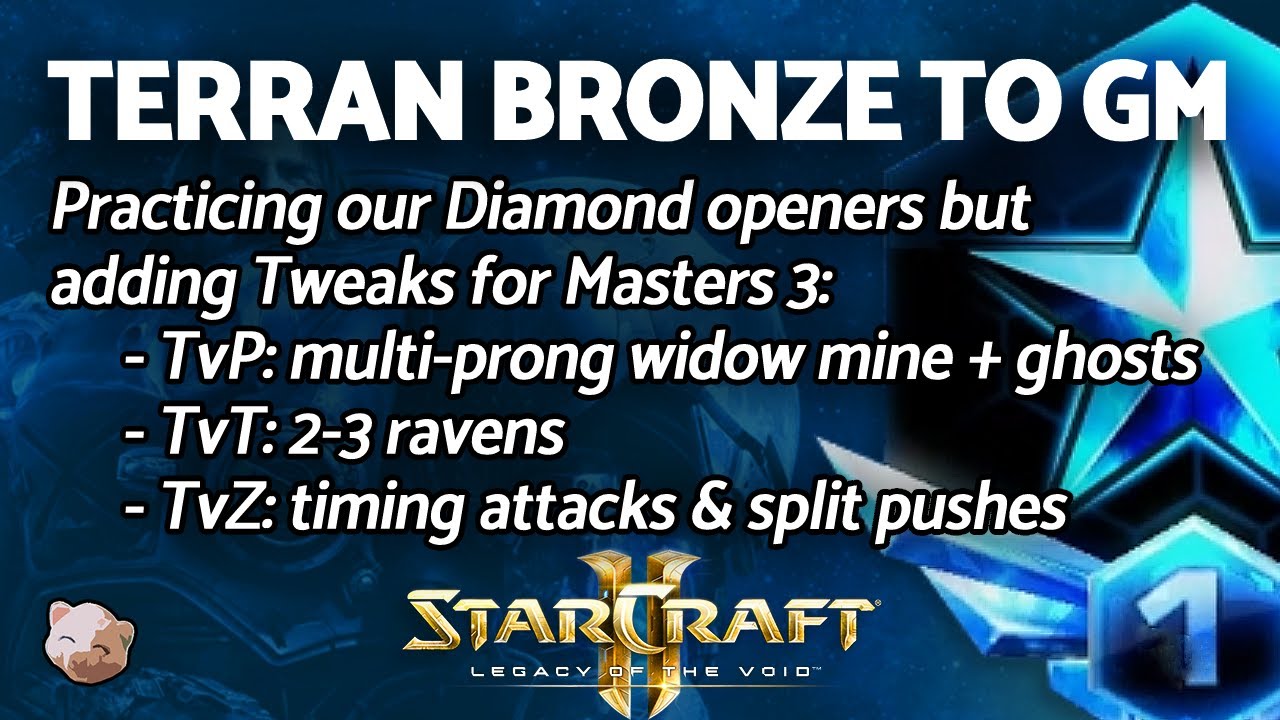 StarCraft 2: Adding Tweaks to our Terran Openers in Masters 3 | PART 8 Bronze to GM Series (B2GM)