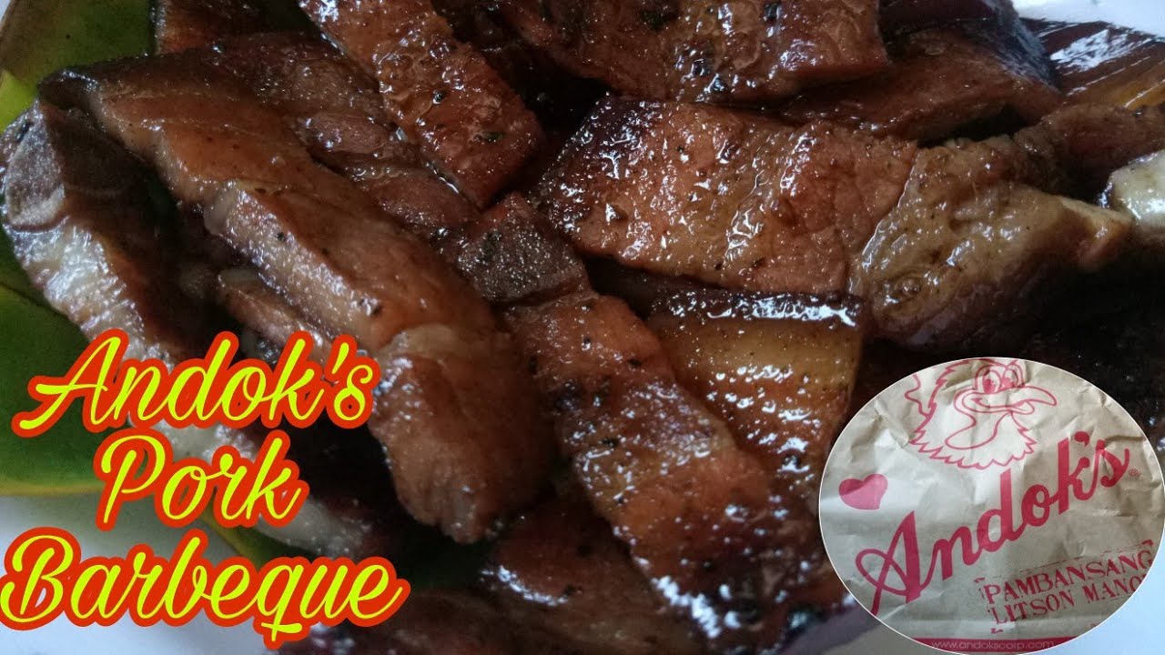 Andok's Pork Barbeque ang sarap ng lasa YouTube