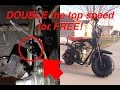 FREE mini bike mod!! (for Monster Moto/Motovox 80cc) + future project ideas and upcoming videos.